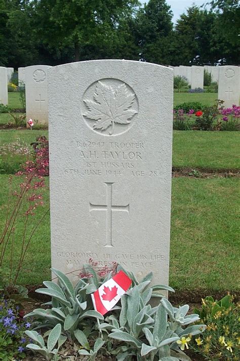 Allen Hamilton Taylor The Canadian Virtual War Memorial Veterans Affairs Canada