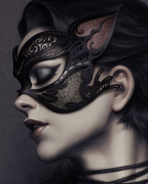Catwoman By Artgerm Selinakyle Mask Catwoman Masquerade