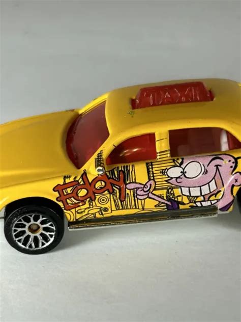 2002 Mattel Cartoon Network Ed Edd Eddy Diecast Matchbox Taxi Cab 450