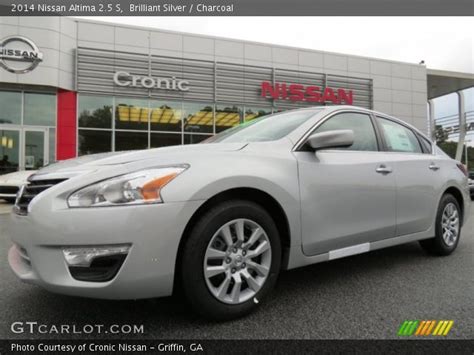 Nissan altima 2014 2.5 sv specs, trims & colors. Brilliant Silver - 2014 Nissan Altima 2.5 S - Charcoal ...