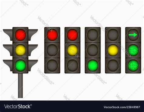 Traffic Lights Selection Vector Image Free Svg Images