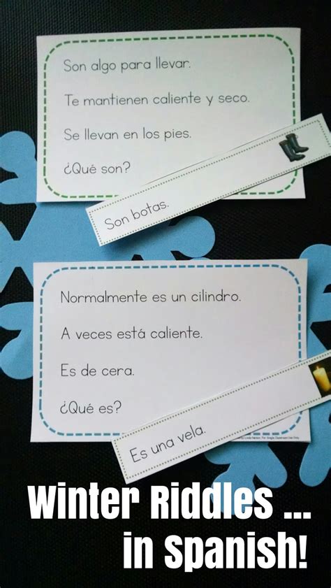 The riddles and answers for kids here are not only fun and engaging, but they will also help to develop. Primary Inspiration: Announcing ... Spanish Resources from Primary Inspiration!