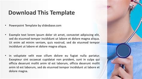 Medical Nurse Powerpoint Template Slidesbase