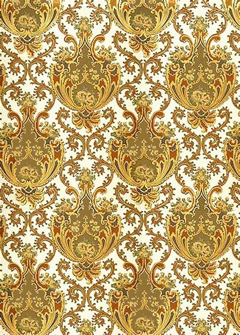 Flowers and plants of all shapes, sizes and scale are used widely in victorian designs. Rococo wallpaper. The emphasis in this wallpaper is ...