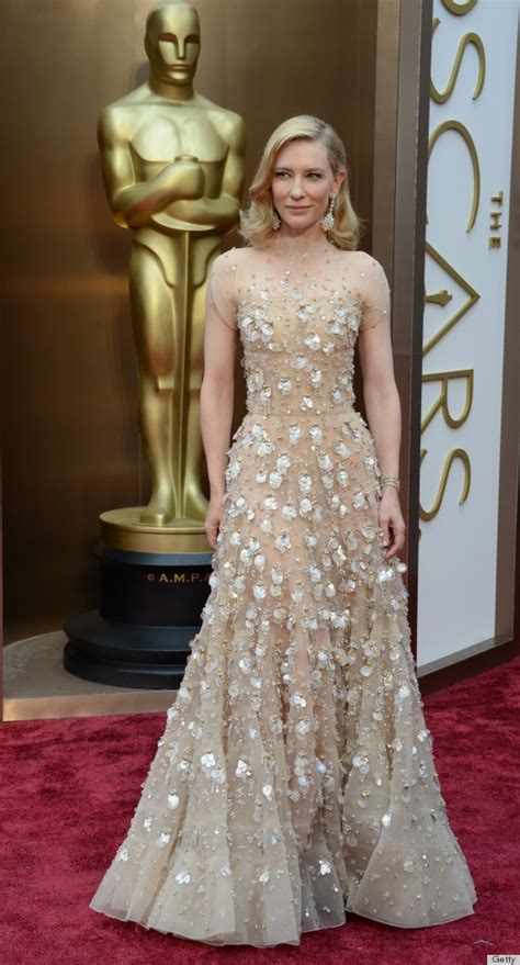 Cate Blanchetts Oscar Dress 2014 Is A Heavy Stunner Photos Huffpost Life