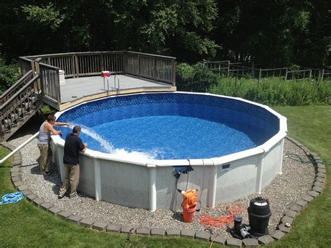 Above ground pools often get a bad rep for being an eye sore, but if you are strategic about your pool deck design, not only can you let me show you how we made our above ground pool look built in so to speak. Above Ground Pool Installation and Cost | Best Above ...