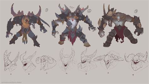 Artstation Demon Warriors