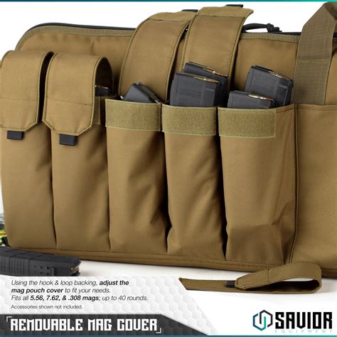 Savior Equip Tactical Single Rifle Gun Carbine Bag Range Padded Pistol