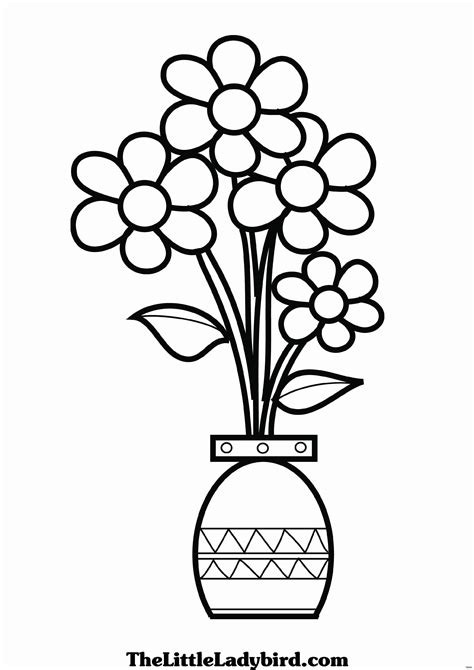 Thumper coloring page that you can customize and print for kids. Flower Vase Coloring Pages at GetColorings.com | Free ...