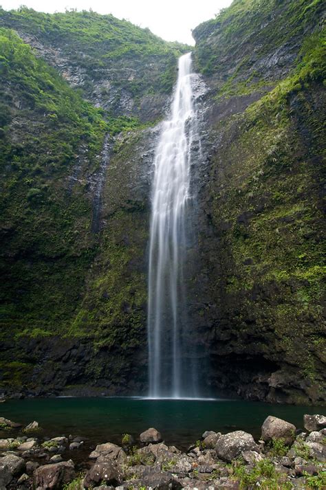Hanakapiai Falls Napali Coast Kauai Hawaii Steve Macaulay Photography