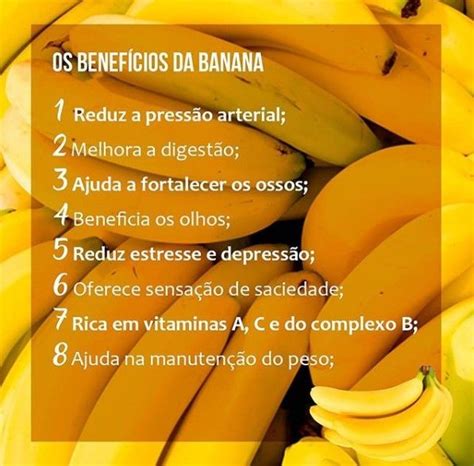Benefícios Da Banana Para Nossa Saúde Benefícios Da Banana Dicas De