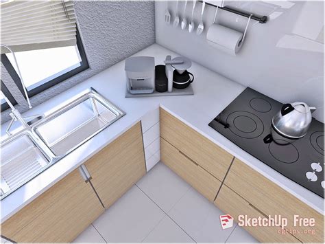 New free pack collection, that contains 17 color variants of wood boards pbr seamless textures tecnical information file format: 1771 Kitchen Sketchup Model Free Download