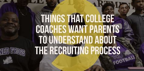 9 Things That College Coaches Want Parents To Understand About The