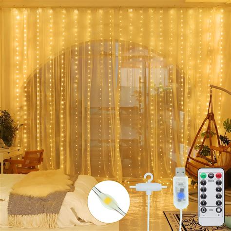 Buy Refulgix Window Curtain String Light 300 Led 8 Lighting Modes Fairy