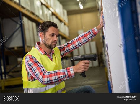 Man Warehouse Checking Image And Photo Free Trial Bigstock
