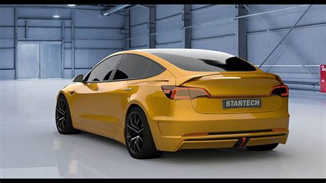 Startech Tesla Model 3 Sportlichere Optik Für Das E Auto Auto Motor