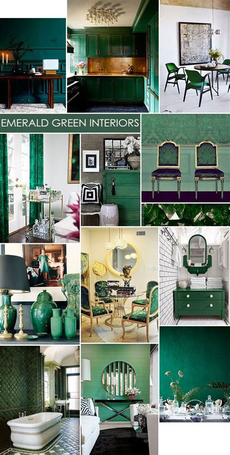Emeraldgreeninteriorskendrascottdesignerjewelry Green Interior