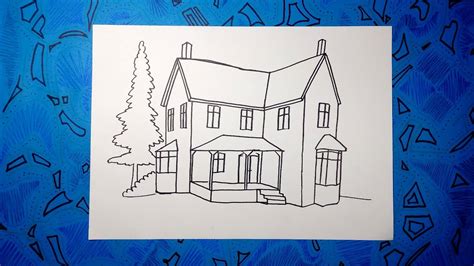Cómo Dibujar Una Casa Paso A Paso 44 How To Draw An Easy House Youtube