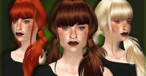 My Sims 4 Blog Hair Edit And Retextures By Blahberrypancake