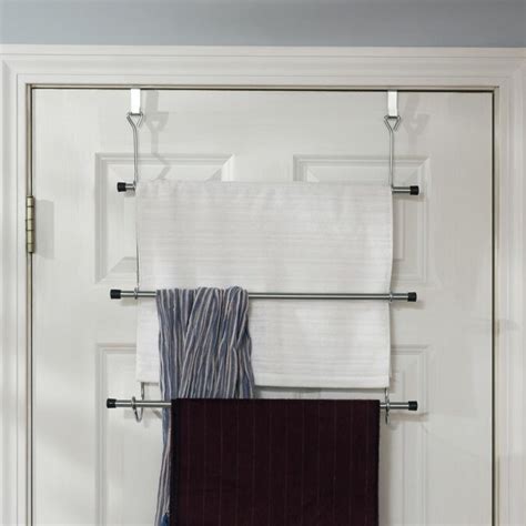 Home Basics Over The Door Towel Rack Chrome In The Towel Racks