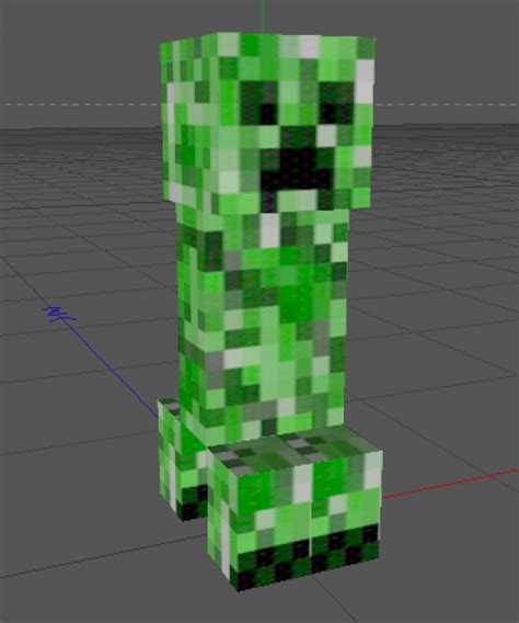 Creeper Minecraft 3d Model Free Costumes Pinterest Creeper Minecraft And Creepers