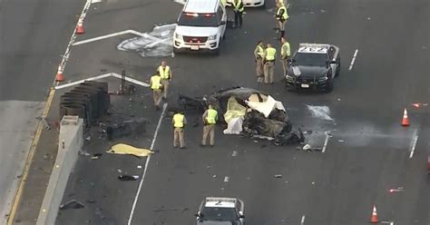 Five People Killed One Injured In Fiery Single Vehicle Crash On 710