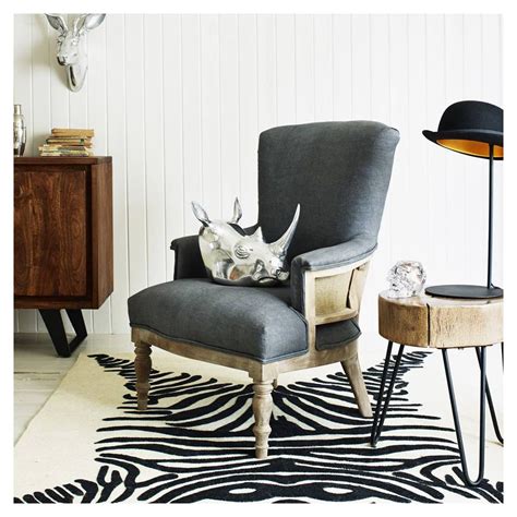 Homesvale jean arm chair, gray, linen: Deconstructed Armchair In Grey Linen | Graham & Green