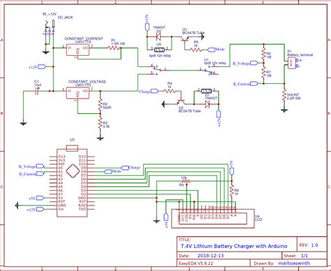 Below is a diagram to show how lipo battery cells are wired. RH_1300 Two Cell 1A Lithium Polymer Battery Charger Schematic Circuit Design Download Diagram