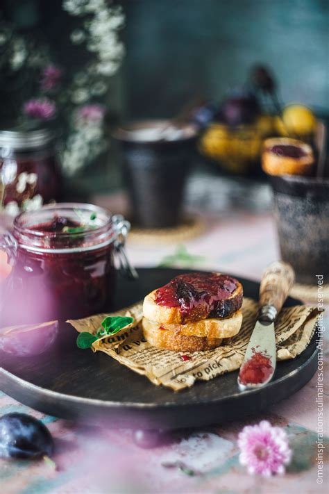 Confiture de prunes rouge recette maison