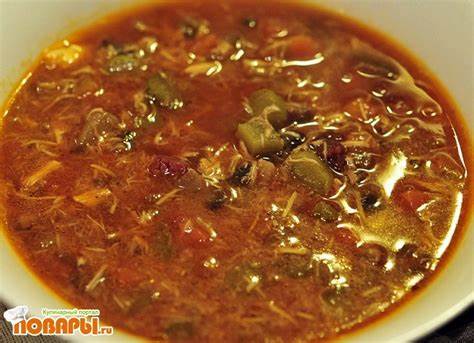 Рецепт «Солянка» Диета Дюкан. Чередование –Б/О - Суп. Первые блюда Картинка - Рецепт «Солянка» Диета Дюкан. Чередование –Б/О - Суп. Первые блюда