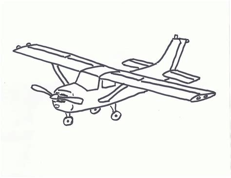 Cessna 172 Technical Drawing