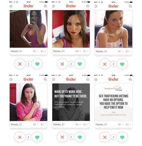 Tinder Fake Profiles Used To Highlight Scale Of Sex Trafficking Abuse Mirror Online