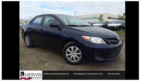 Pre Owned Blue 2013 Toyota Corolla Auto CE Walk Around Review