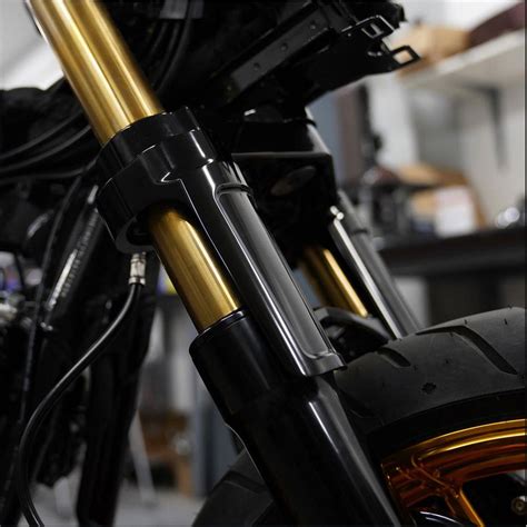 Arlen Ness 49mm Fork Tubes For 2017 2022 Harley Touring Black 121