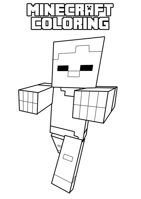 Free Printable Minecraft Coloring Pages Pinterest Free Printable