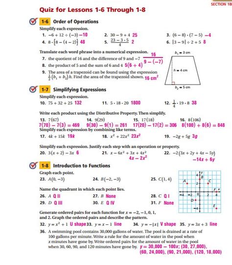 1 1 unit 3 item number answer key evidence statement key/content scope integra ted course alignm ent 1. Accelerated 8th Grade Math (Algebra I) | Ms. Polzin | Page 5