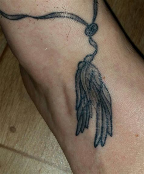 Top 153 Ankle Angel Wing Tattoo