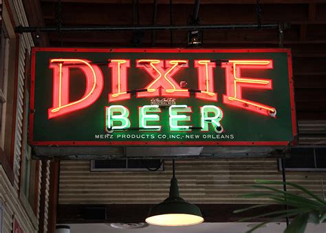Antique Dixie Beer Neon Sign Photograph By Debi Dalio