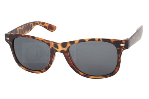 Leopard Print Frame Sunglasses Adult Sunnies Brown Lenses Tortoise