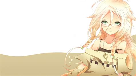 Fond d écran Vocaloïde IA Vocaloid Filles anime Fond simple blond