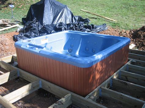 How To Install A Hot Tub On A Deck How Tos Diy