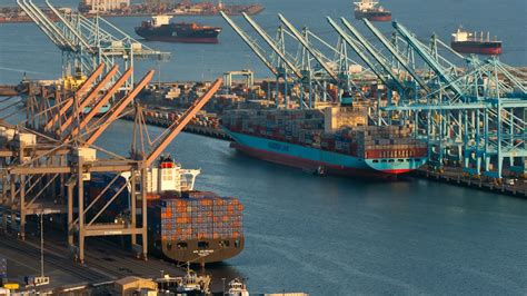 Truckers Strike At Los Angeles Long Beach Ports