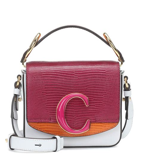 Customize Your Blue And Pink Chloé C Mini Bag Online At Mytheresa
