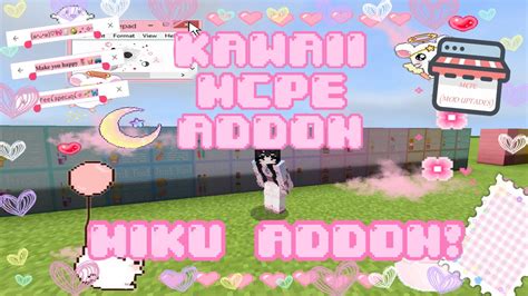 100 Blocks Miku Addon ° ° ༢ Cute And Kawaii Addon For Mcpe 116