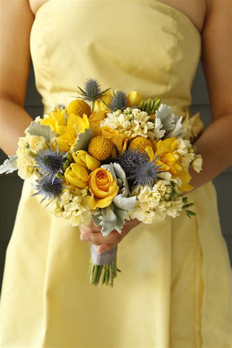 Yellow wedding bouquets | martha stewart weddings. Absolutely Beautiful Wedding Bouquet: Lovely yellow and ...