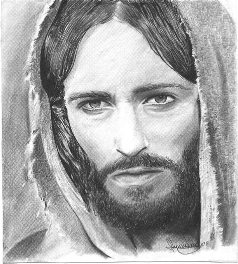 Jesus Face Pencil Drawing At Explore Collection Of