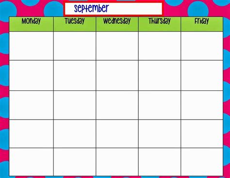 Preschool Calendar Templates Inspirational 44 Fresh Preschool Schedule