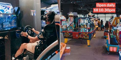This Massive Marina Square Arcade Has Vr Racing Haunted House