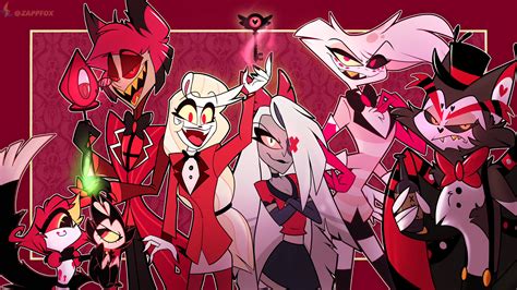 Husk Hazbin Hotel Vaggie Angel Dust Hazbin Hotel Alastor Hazbin Hotel Charlie