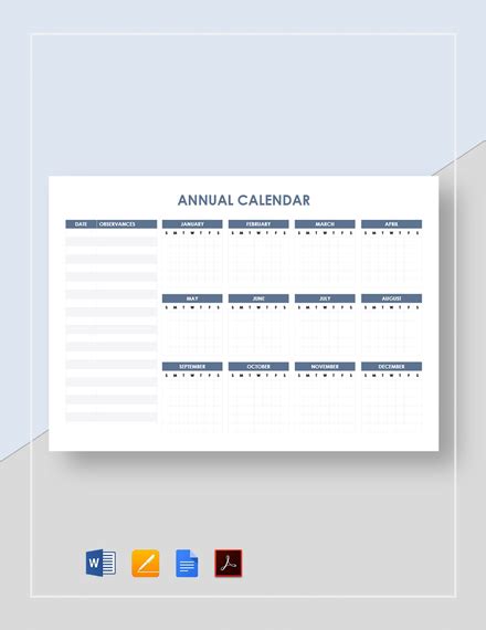 Free Calendar Template For Mac Pages Capexaser